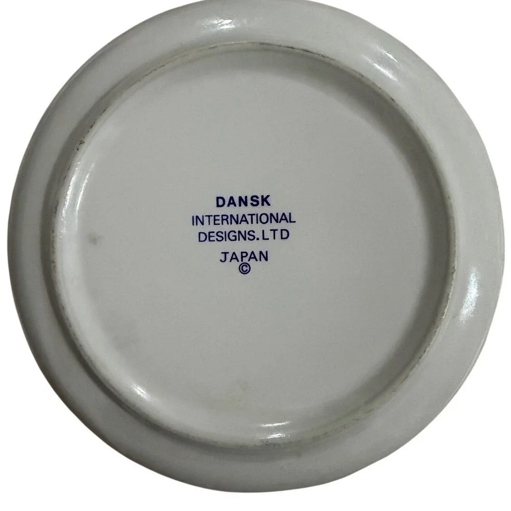 Dansk International Designs Japan White Ceramic Round Serving Bowl 7 inch MCM